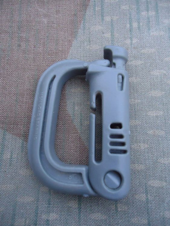 10 Stück MOLLE Karabiner Khaki - Kunststoff Karabiner Für Rucksäcke & Taschen