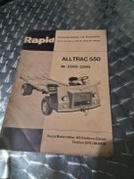 Originale Ersatzteilliste Rapid Alltrac 550