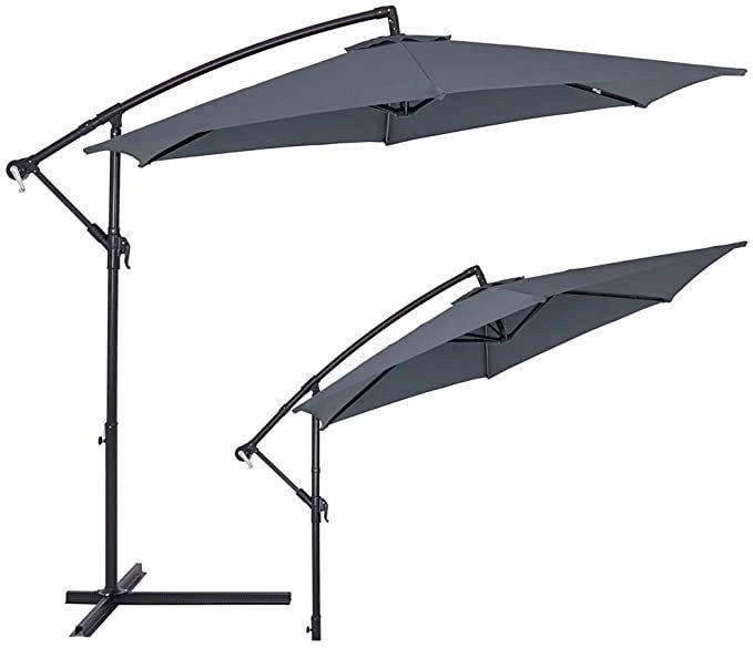 Sonnenschirme: Deuba 102501 Sonnenschirm anthrazit – Neu und originalverpackt aus Bottighofen von zaap 1