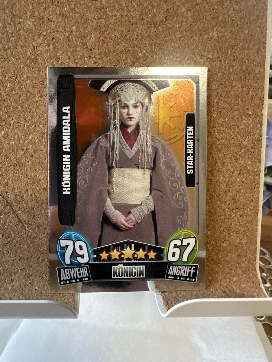 Karten: Force Attax - Star Wars - Königin Amidala – Gebraucht aus Goldach von Lenny0220 1