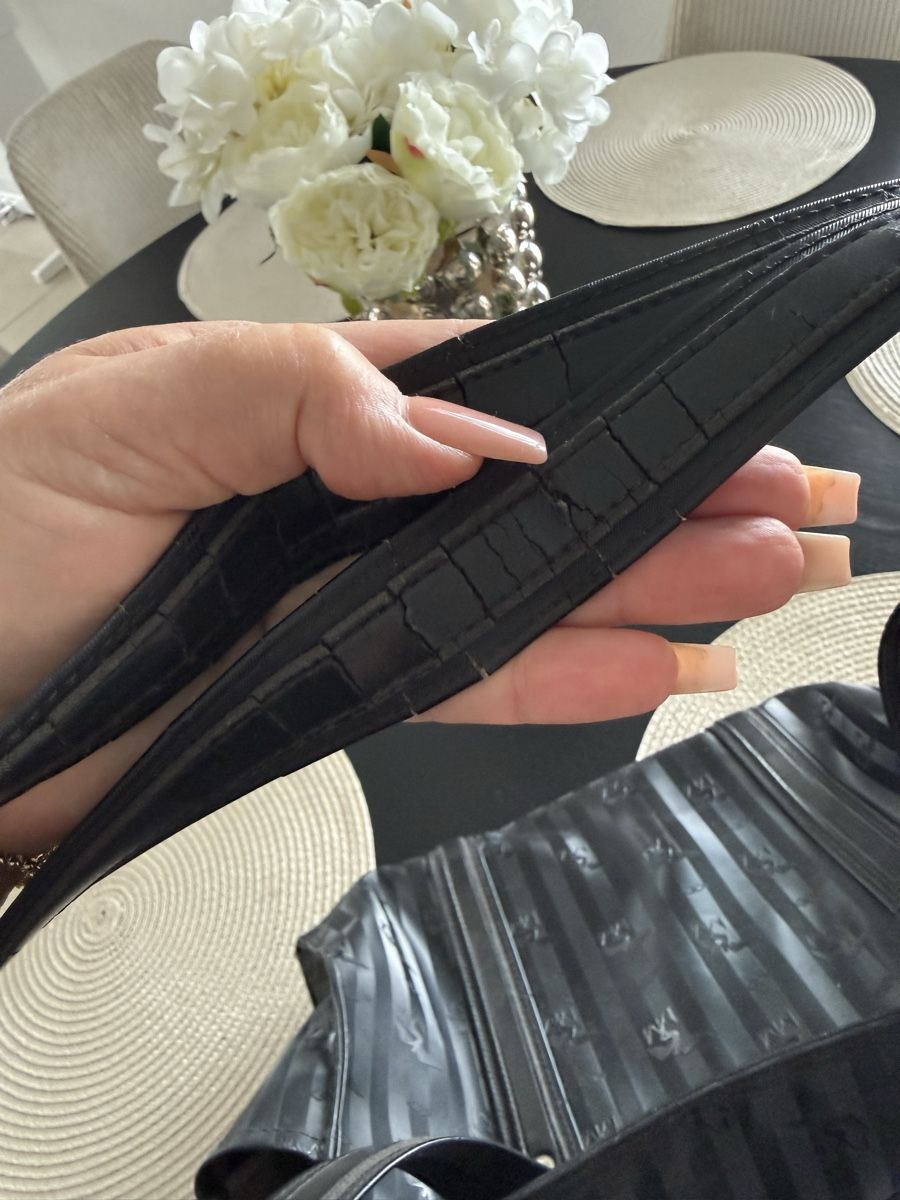 Maison Mollerus Taschen für Damen: Schwarze MM Leder Tasche – Gebraucht aus Seon von viki.1 2