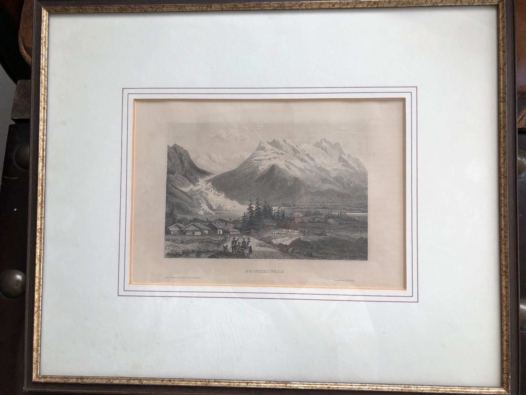 Stiche: Kunststich „Grindelwald „ – Gebraucht aus Zermatt von Walter2019