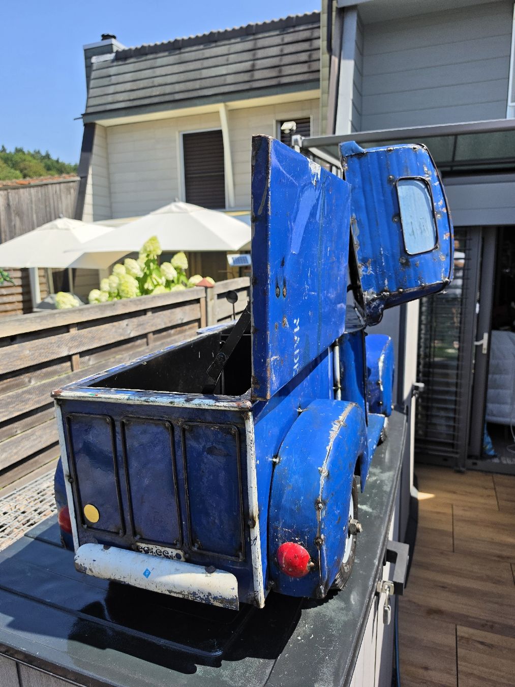 Tutte le decorazioni: Metall LKW Deko Modell blau Gebraucht  – Usato da gränichen venduto da gecko1968 3