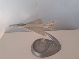 MIG-21 USSR  Flugzeug Aschenbecher