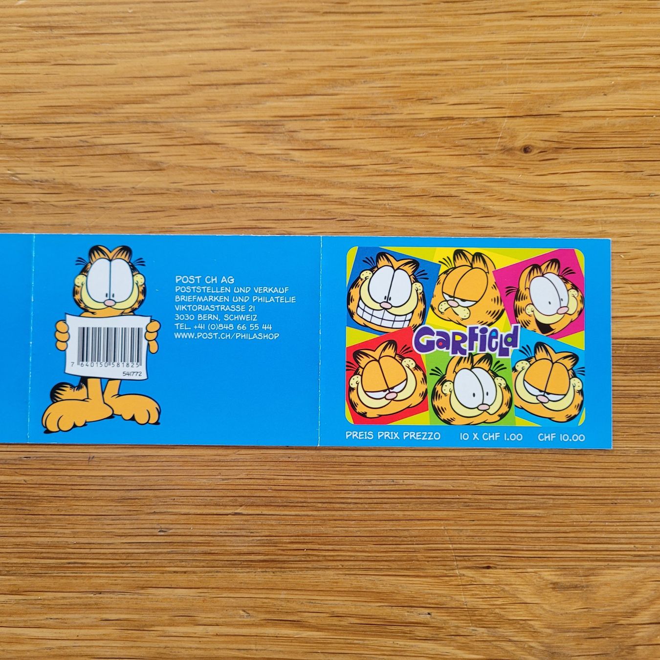 Tous les timbres: Markenheftchen CH ET Bern 2014 Garfield – D'occasion à Biel/Bienne par Destockweb 2