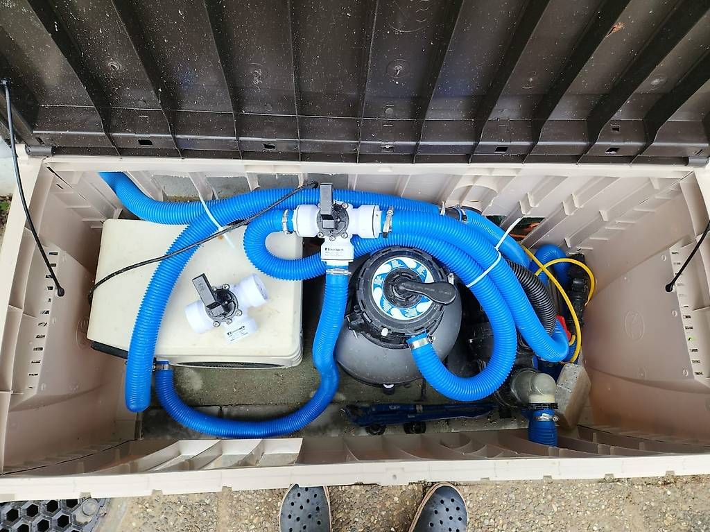 Piscine: Kit piscine complet – Usato da Estavayer-le-Lac venduto da nounours87 2