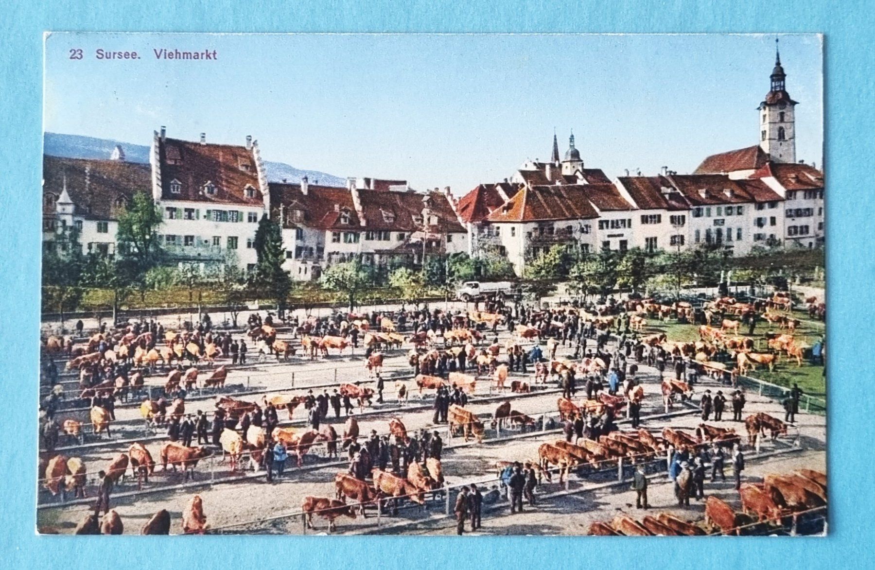 Cartoline postali: Sursee - Viehmarkt – Usato da Rothrist venduto da RROENK