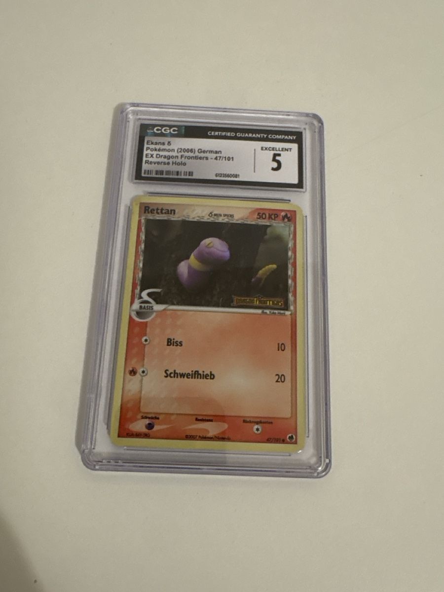 Pokémon Carte collezionabili: 2006 POKEMON ERKANS DEUTSCH CGC 5 – Usato da Niederurnen venduto da leo_29l5