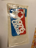 Autocollant d origine canada 1976