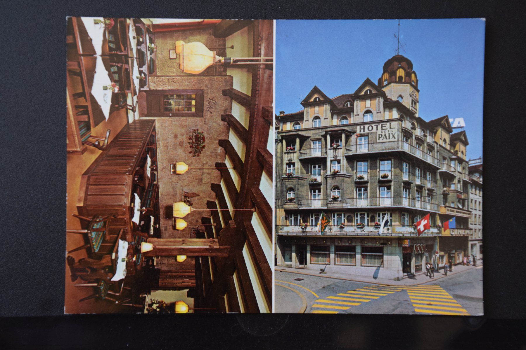 Cartoline postali: AK Luzern, Hotel De la Paix – Usato da Luzern venduto da CH2018