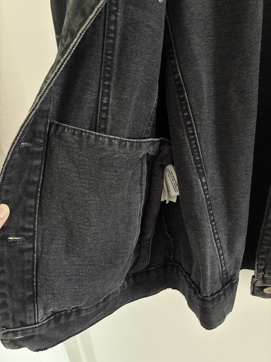 Mango Giacche: Veste en jean noire Mango – Nuovo (secondo la descrizione) da Bulle venduto da ste_t2ng 4