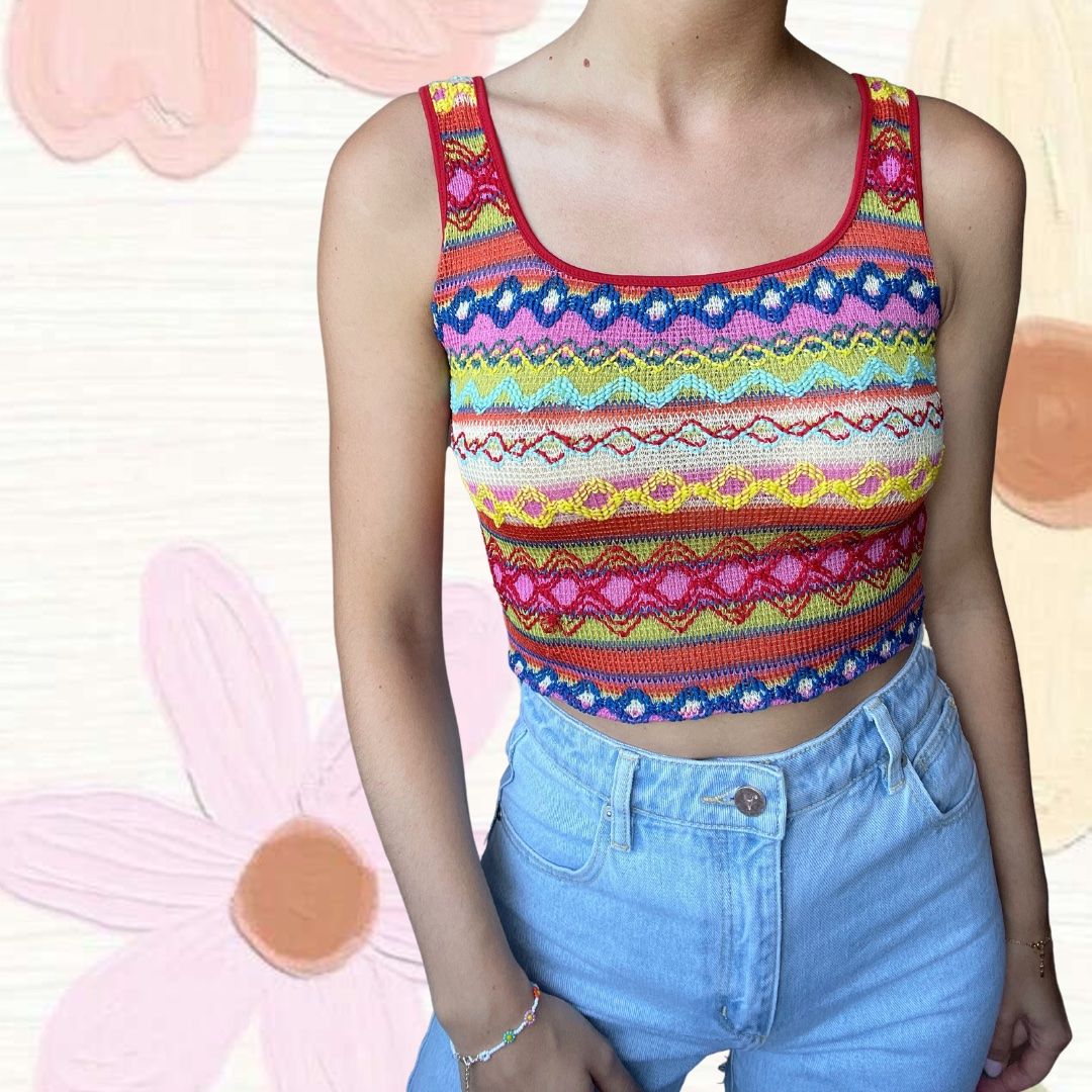 T-Shirts: Vintage crochet top size 36 – Gebraucht aus Nyon von Vivafripa 1