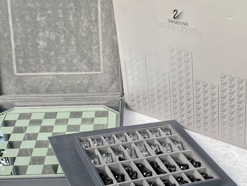 Jeux: Swarovski chess silver cristal – D'occasion à Biel/Bienne par ri-k2503 1