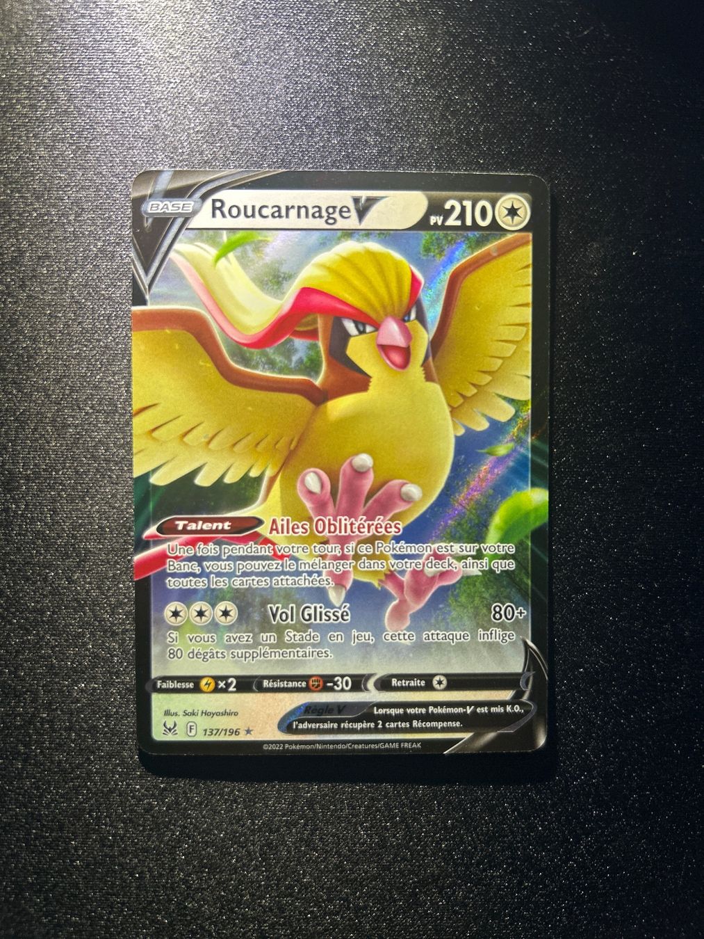 Pokémon Cartes à collectionner: Pokémon Roucarnage-V 137/196 FR – Neuf (Voir description) à Montet (Broye) par Jocksmock 1