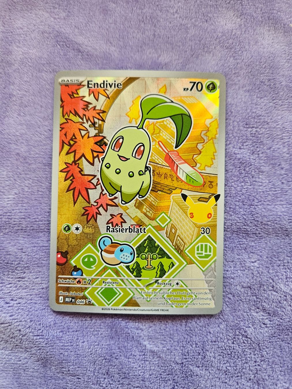 Pokémon Carte collezionabili: MEP (DE) 046 Endivie DE – Nuovo (secondo la descrizione) da Cham venduto da sirloin28
