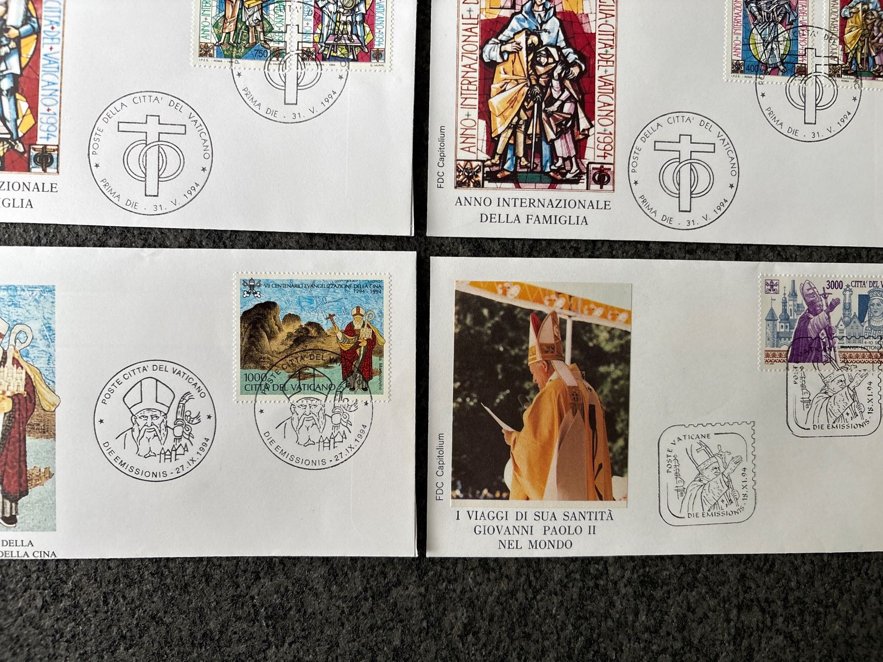 Tutti i francobolli: Vatikan Briefmarken Sammlung - sechs Stück****** – Usato da Ibach venduto da lisch3 5