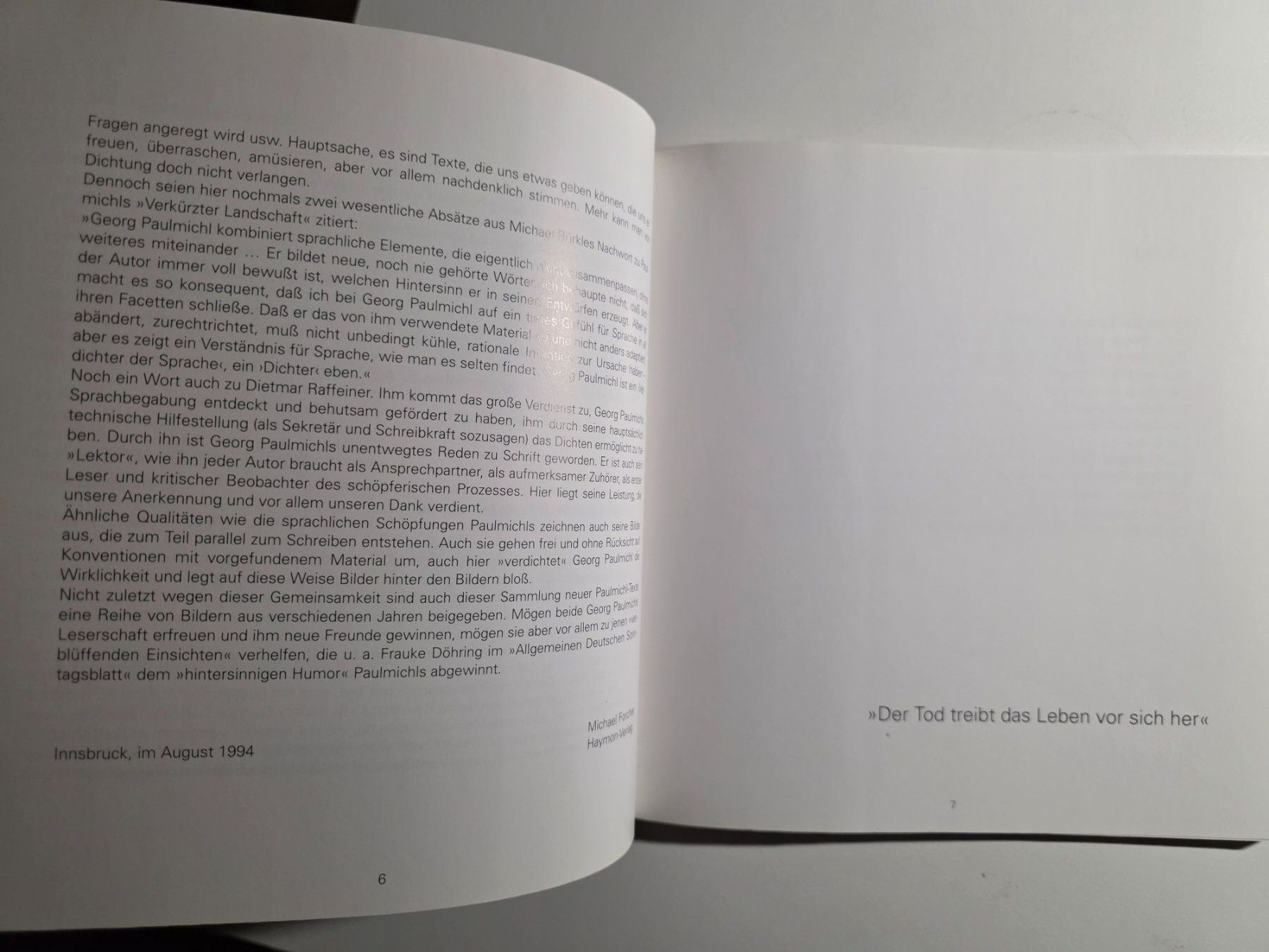 Libri: Georg Paulmichl - Ins Leben gestemmt - 2003 – Usato da Walterswil BE venduto da Lonitti 8