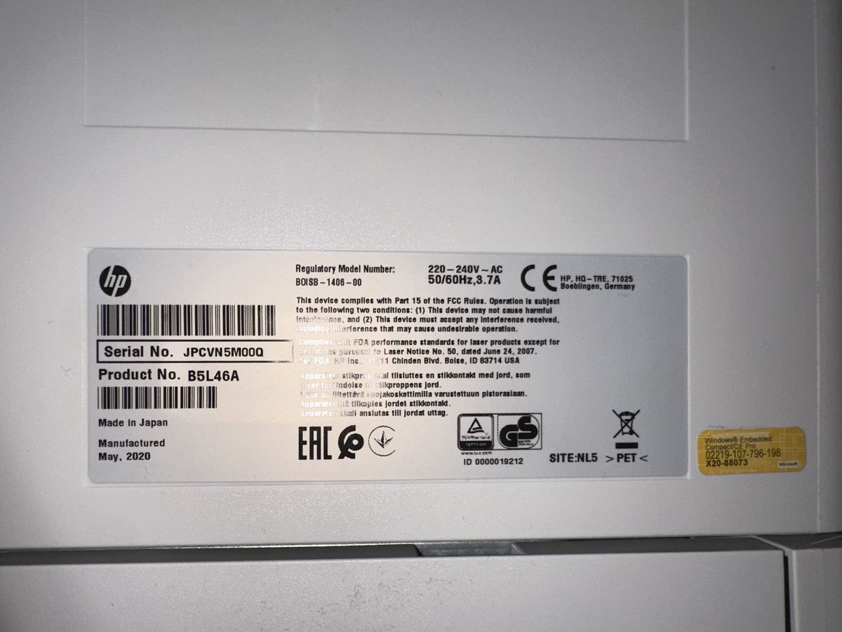 Hewlett Packard Stampanti: HP Color LaserJet Enterprise MFP M577 Multifunktionsdrucker – Usato da Flawil venduto da nai_6crk 5