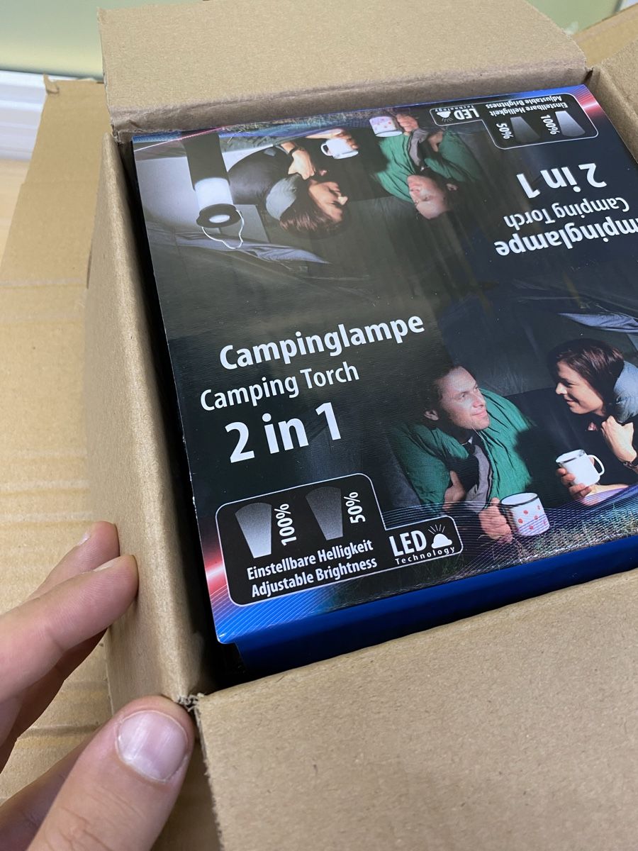 Lampade: 72 Stk. Campinglampe 2in1 | Restposten | Liquidation – Nuovo e nell'imballaggio originale da Wila venduto da Endziit 3