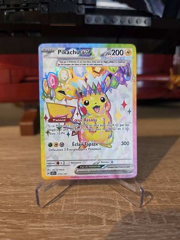 Pokémon Carte collezionabili: Pokémon Pikachu EX 219/191 FR – Nuovo (secondo la descrizione) da Eysins venduto da TahisarangGamesTCG