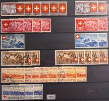 Timbres suisses 1939 Exposition nationale