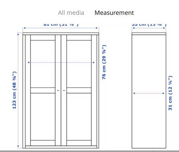 Armadi: White Wall Cabinet with Double Doors – Usato da Genève venduto da Noemie.wrmsi 8