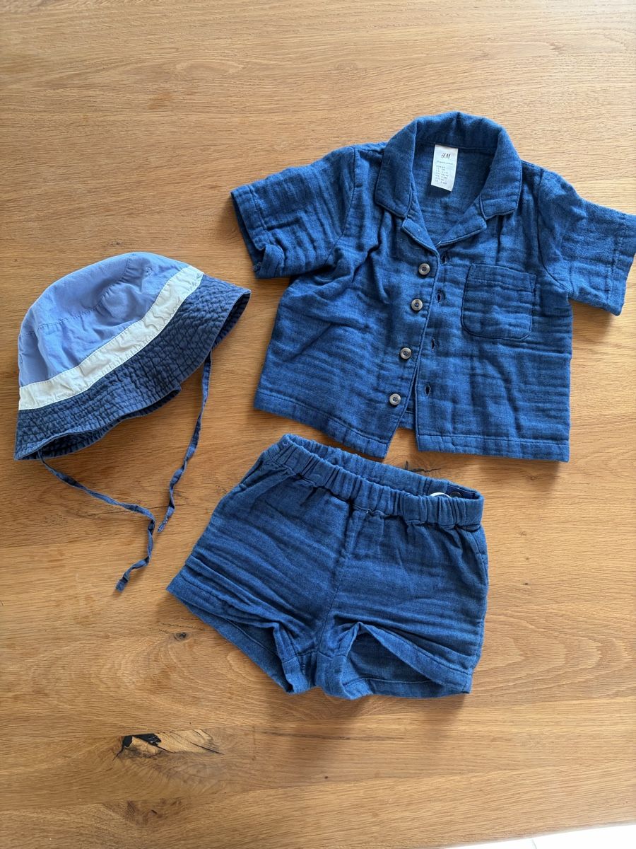 H&M Ensembles coordonnés: Baumwolle Set Grösse 68 blau – Neuf (Voir description) à Klingnau par Cathlight