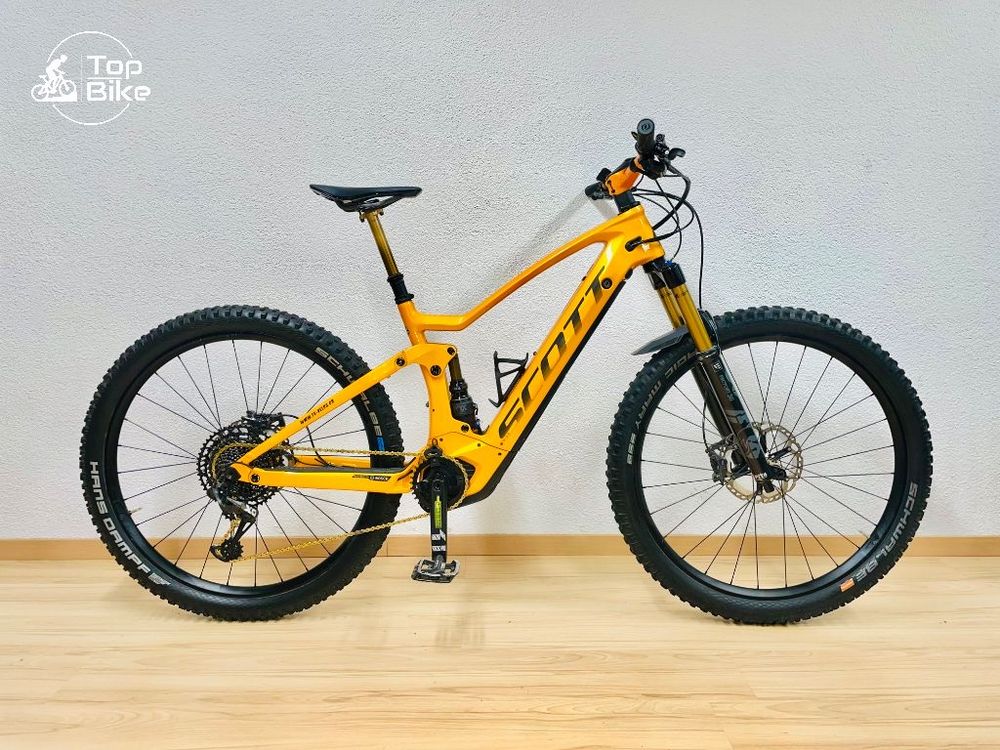 WJDMB Fahrradständer Für Scott Genius ERide 930/910 – Alu, Höhenverstellbar, Rutschfeste Basis, Mit Fußpedal, Seitenständer