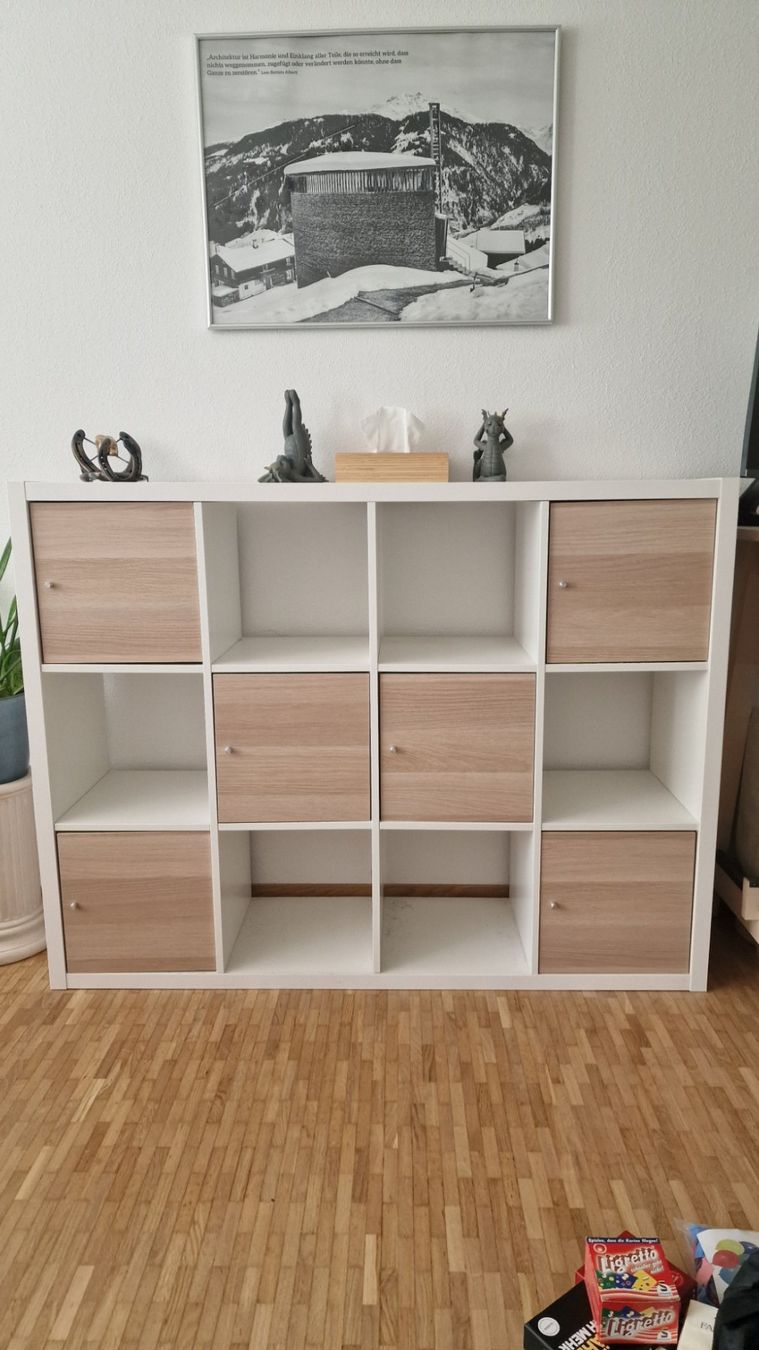 Ikea Regale: Kallax 3x4 mit 6 Türen – Gebraucht aus Zürich von nici_ald