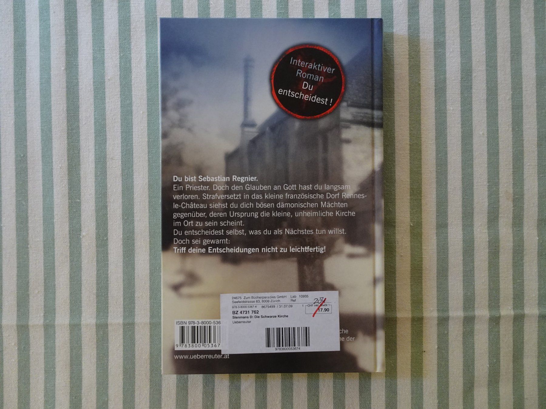 Bücher: Stenmans - Die schwarze Kirche - Interaktiver Roman - B1025 – Gebraucht aus Küssnacht am Rigi von Bookslove-Divers 1
