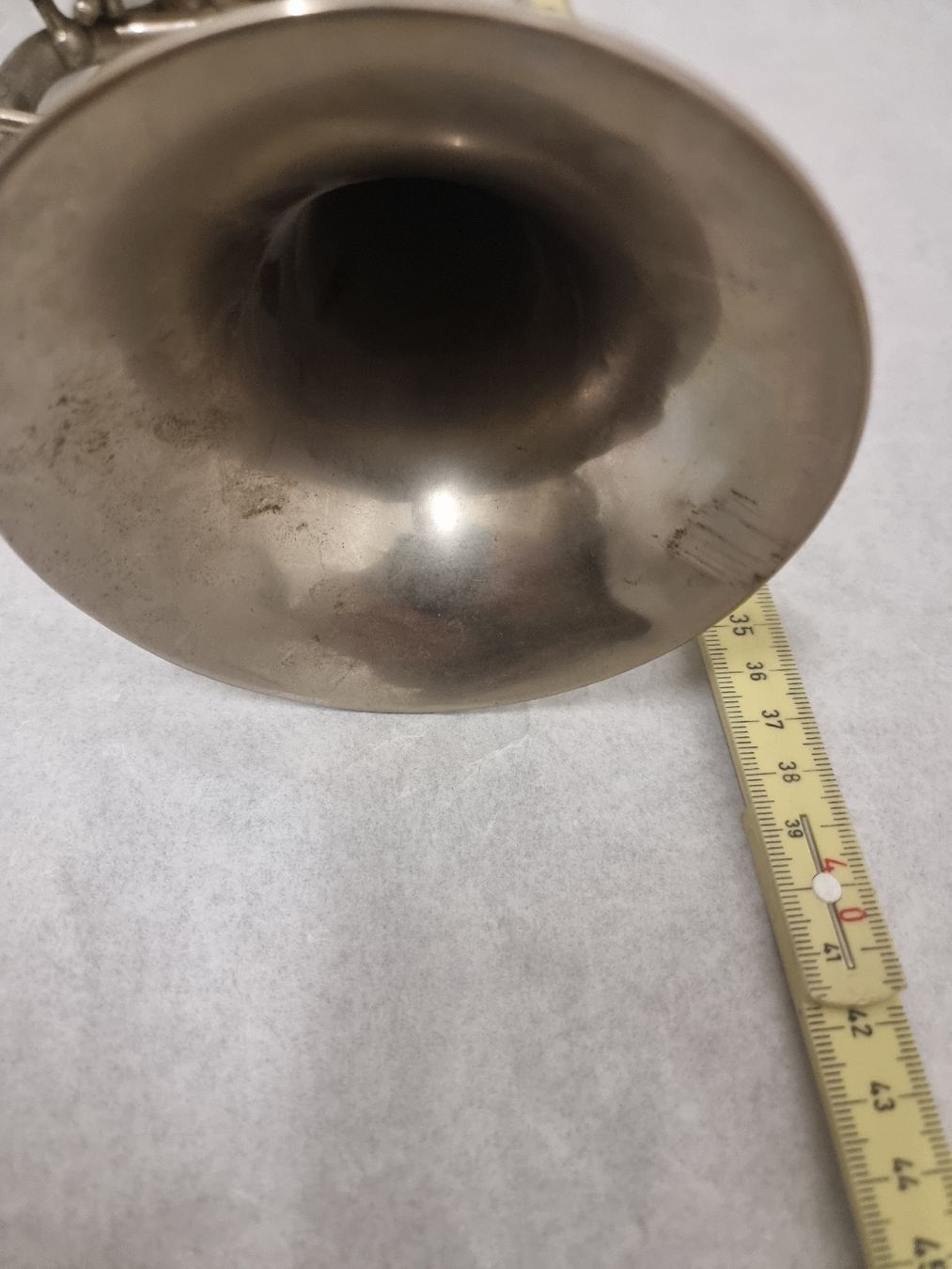 Strumenti musicali: Cornet, silber, mit Mundstueck, gebraucht – Usato da Olten venduto da Mezopotamya 2