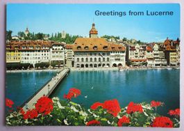 Luzern - Rathaus und Altstadt