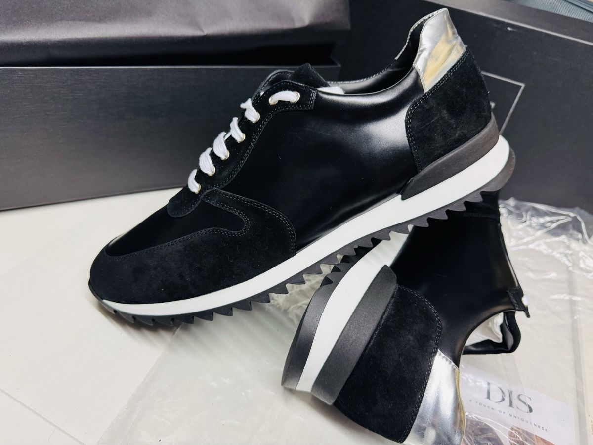 Herrenschuhe: Baskets DIS noires pointure 45 cuir neuves – Neu und originalverpackt aus Brügg BE von Goob 5