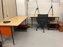2x Vitra Eames Desk Unit (EDU) Original Charles & Ray Eames