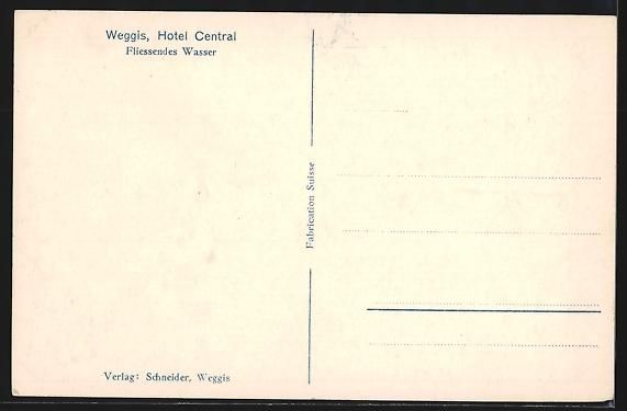 Cartes postales: AK Weggis, Hotel Central am Wald – D'occasion à Berlin par bartko-reher 1