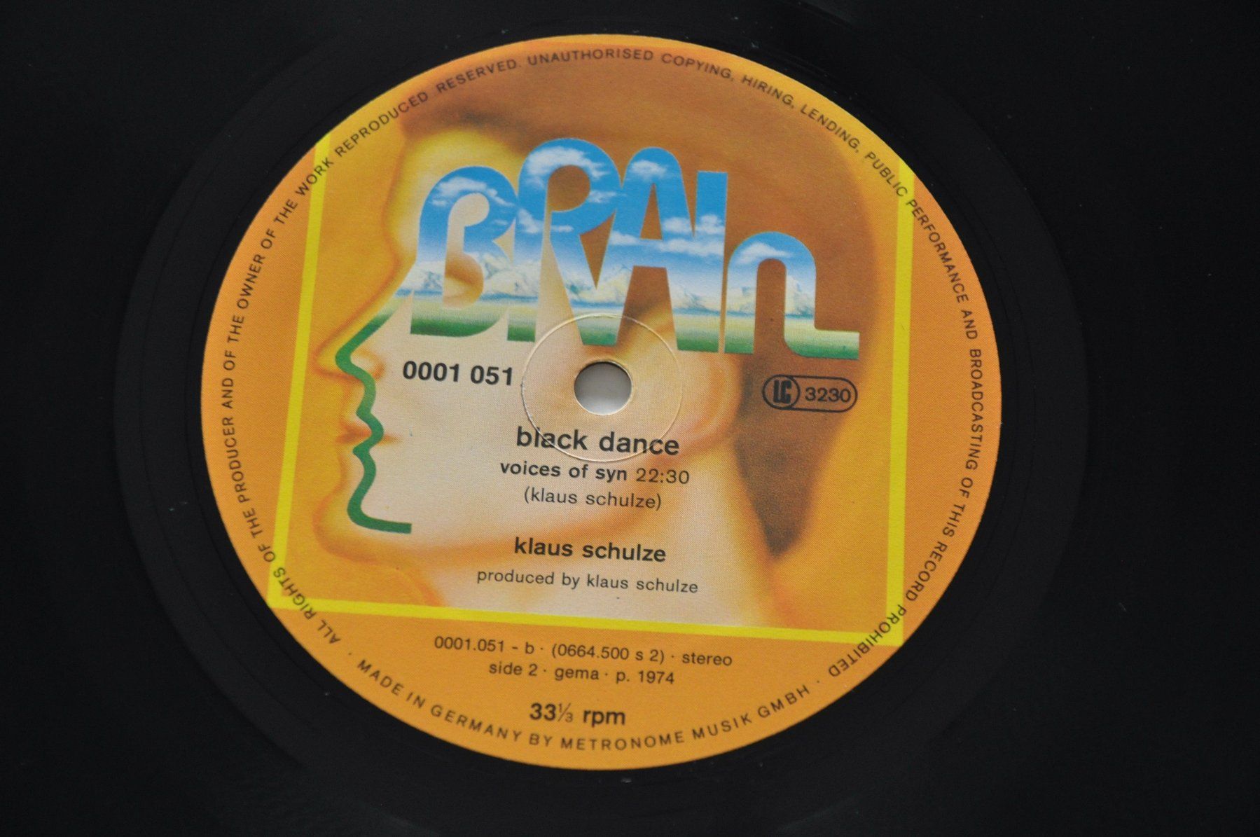 Dischi in vinile: KLAUS SCHULZE LP BLACK DANCE – Usato da Sion venduto da jaipur1401 4