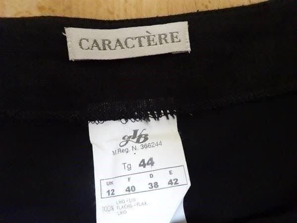 Gonne: Caractère - Leinen Rock - schwarz - Grösse 38 – Usato da Zofingen venduto da Justizia_01 2