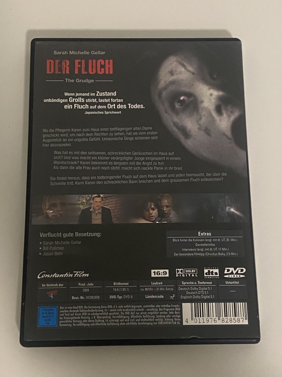 Tutti i DVDs: Der Fluch DVD – Usato da Oensingen venduto da mig_99db 1