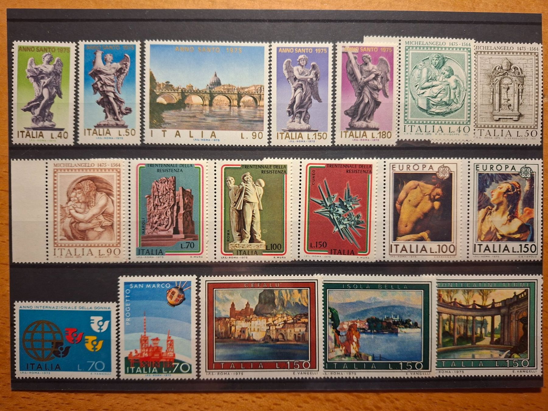 Tutti i francobolli: Italien** / Italie** 1975 – Nuovo (secondo la descrizione) da Confignon venduto da Alfda2000