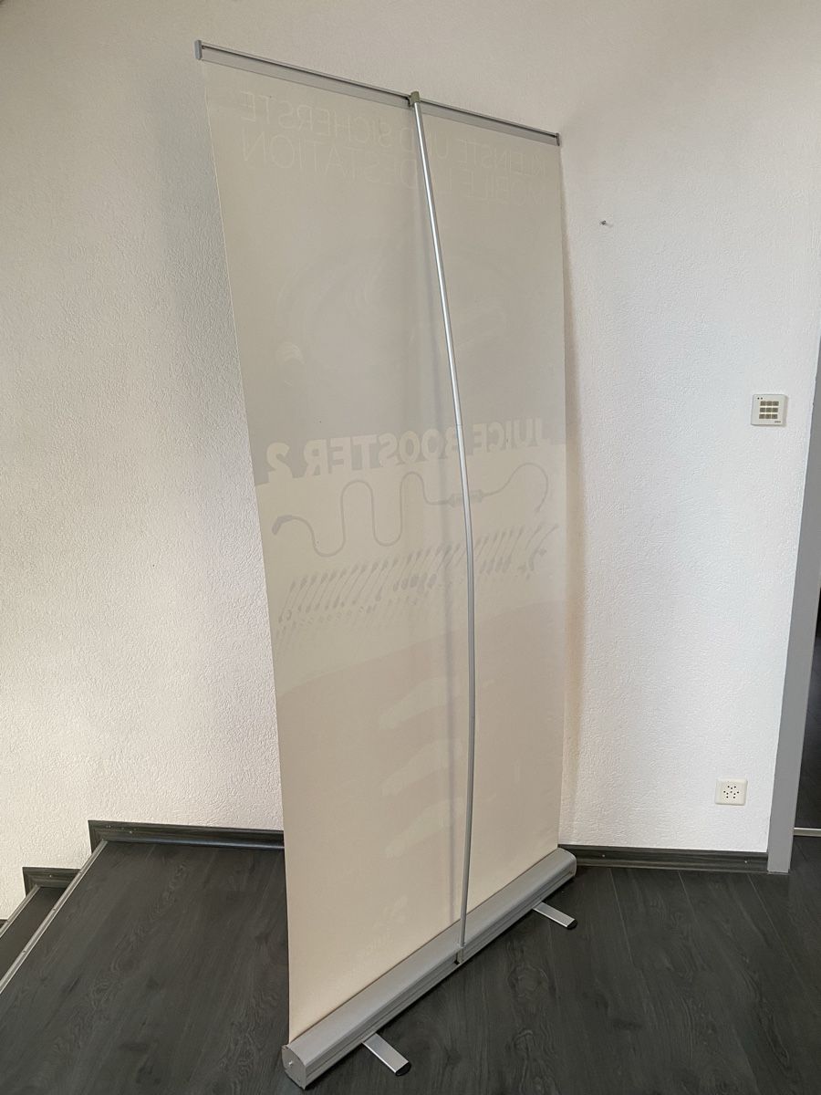 Allestimento di negozi e stand fieristici: Roll Up Banner Juice Booster 2 – Usato da Hägglingen venduto da Karin0802 6