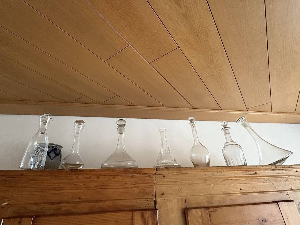 Caraffe: Glas Weinkaraffen Kristall, 7 Stk. – Nuovo (secondo la descrizione) da Bremgarten AG venduto da Honeybooker