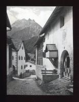 Scuol, Dorfgasse  (Handschriftlich)