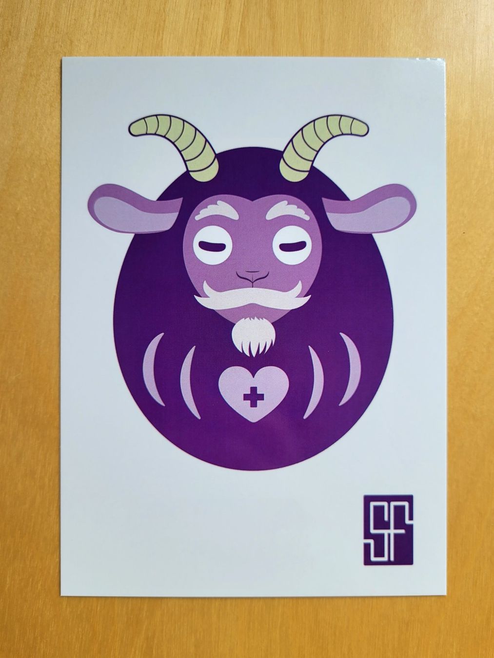 Cartoline postali: Postcard Goat / Daruma Zodiac Collection – Nuovo (secondo la descrizione) da Bellinzona venduto da SFdesign 1