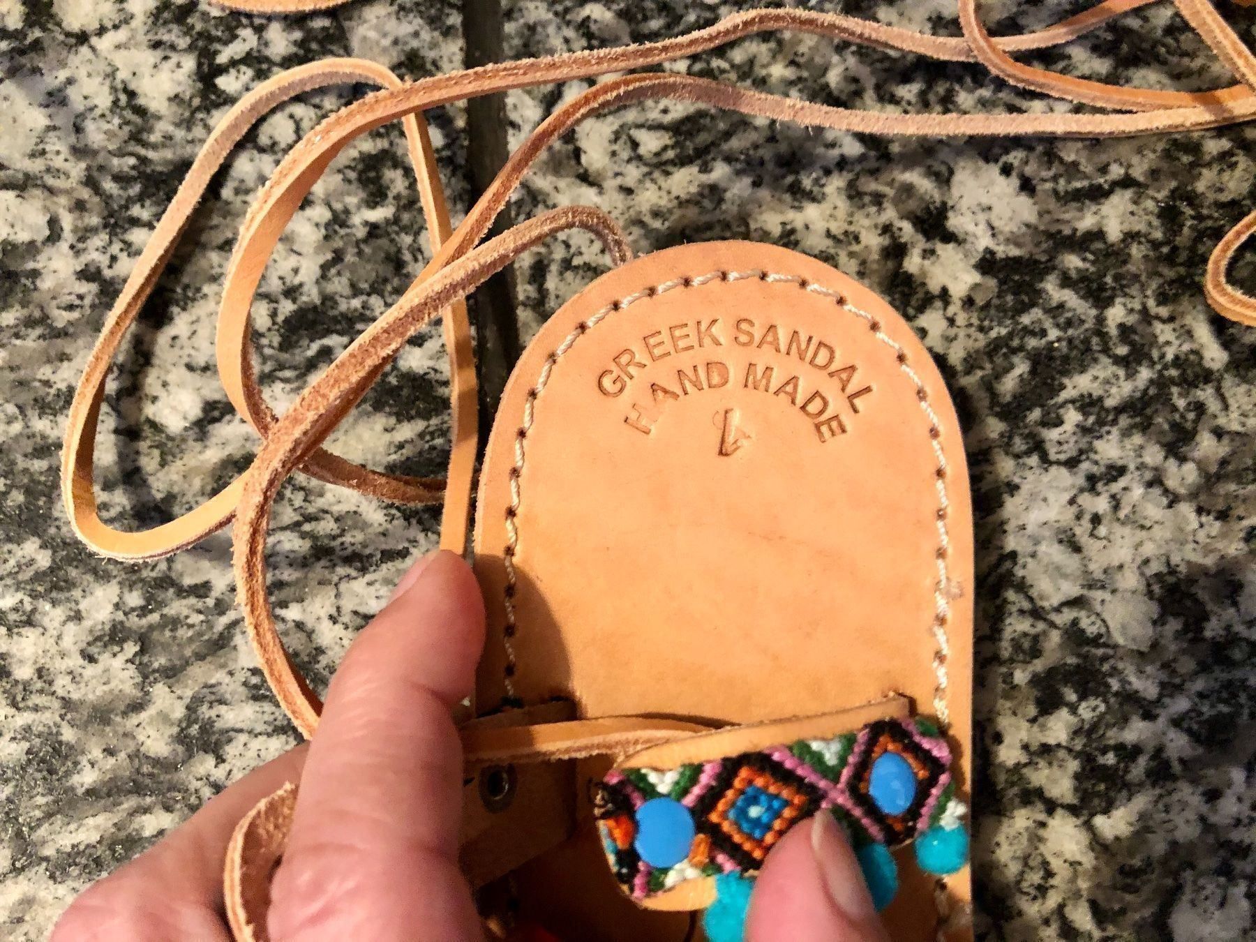 Damenschuhe: Greek Sandal Handmade – Neu (gemäss Beschreibung) aus Baden von Tiffany6878 4