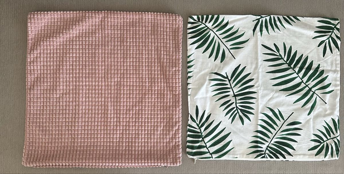 Ikea Coussins: Housses de coussin IKEA - 2x - rose / plante  – Neuf (Voir description) à Lausanne par ver_cyj8