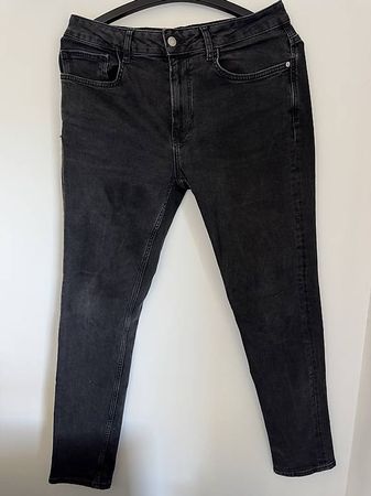 Zara Jeans Hose dunkelgrau Gr. 40