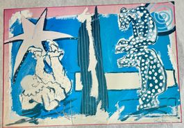 Rolf Knie (1949) Lith.-Plakat Zirkus Handsigniert