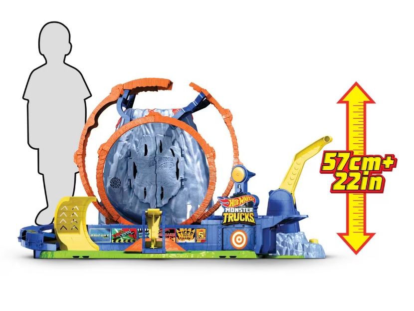 Hot Wheels Piste: Hotwheels Monstertrucks TRex Volcano Arena – Usato da Wallisellen venduto da anna-272 2