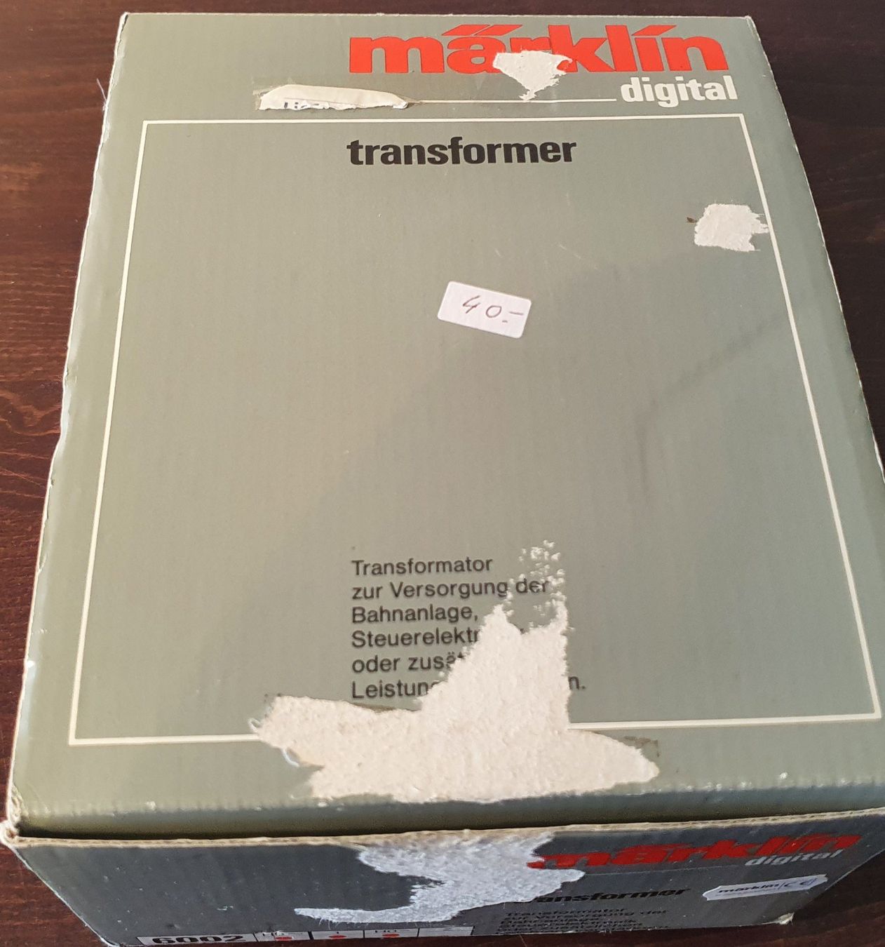 Märklin Modellini di ferrovie: MÄRKLIN: TRAFO 52 VA OVP – Usato da Biglen venduto da taunus82