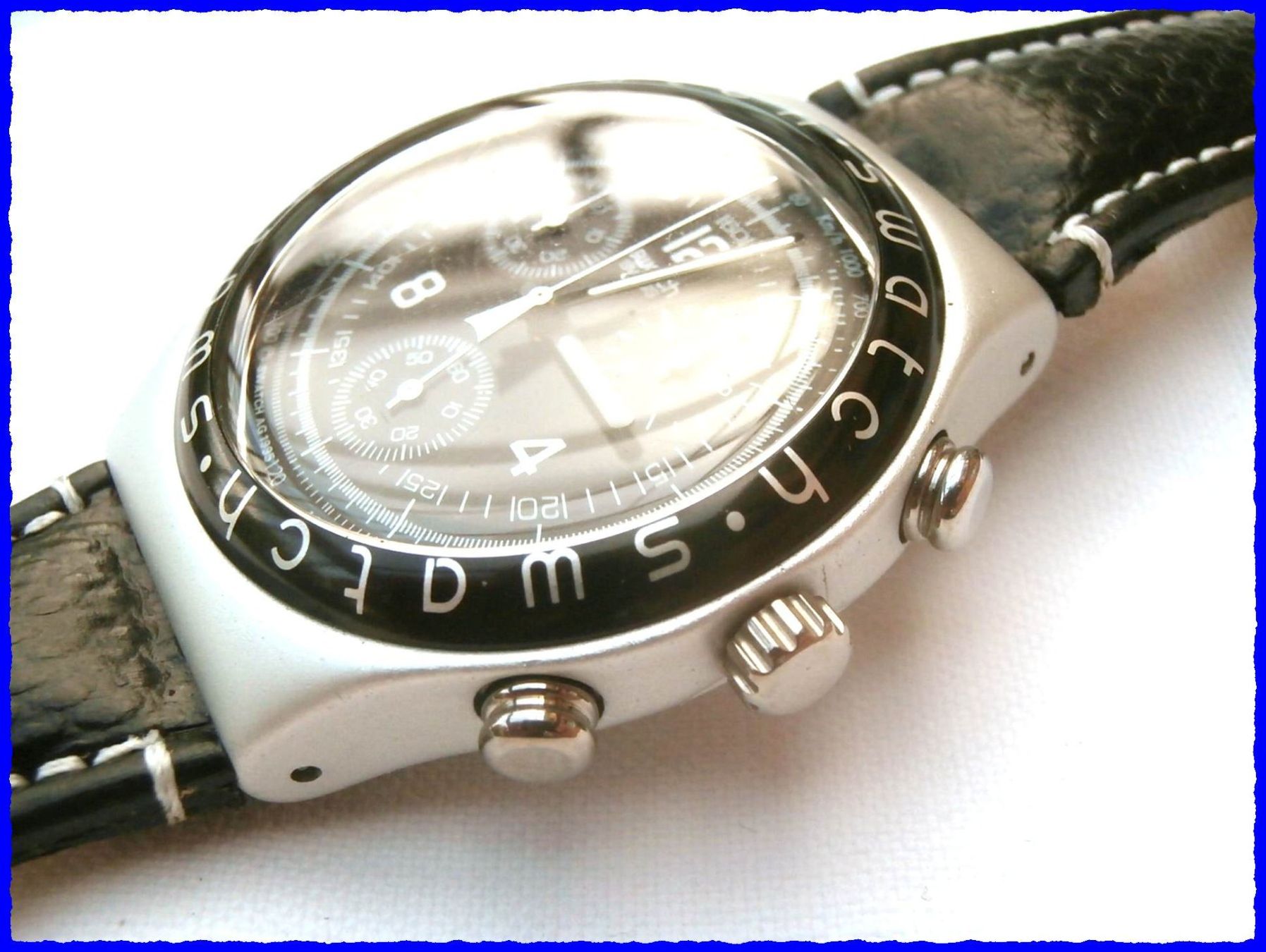 Swatch Orologi: SWATCH Irony Chrono "HIGH TAIL" (YCS1000) - NEU mit Box – Nuovo e nell'imballaggio originale da Worblaufen venduto da Re_mo81 3